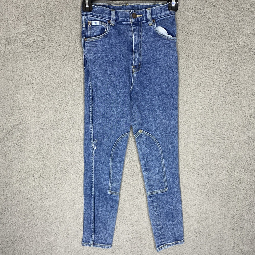 MILLER'S Jeans Boys Size 12 Approx 23x24 Equestrian Riding Distressed Jeans